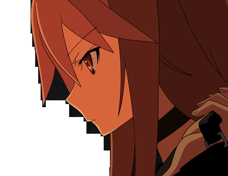 anime character with red hair