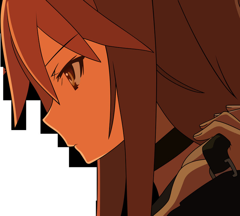 anime character with red hair