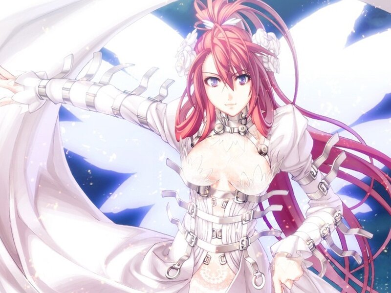 anime character with red hair