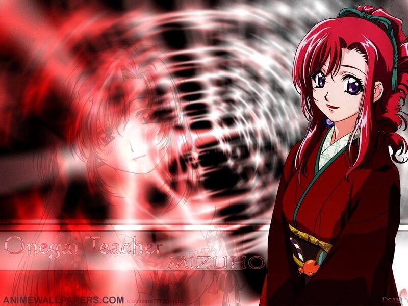 Anime character with red hair