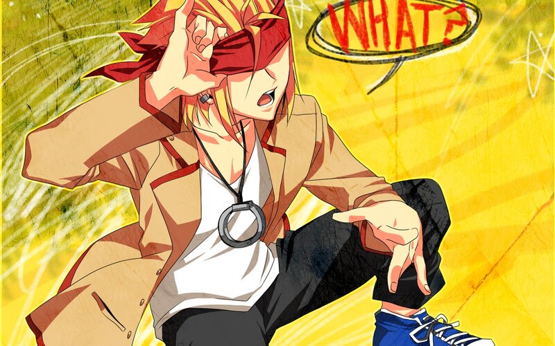 anime character with red hair