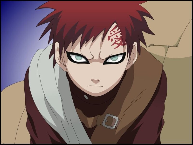 Anime character with red hair