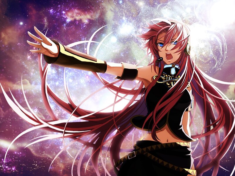Anime character with red hair