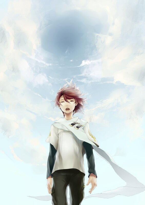 anime character with red hair