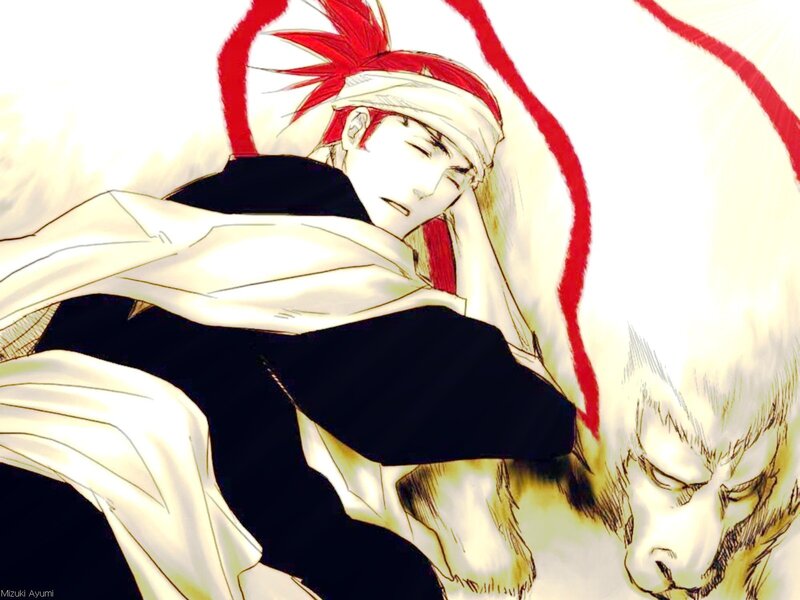 Anime character with red hair