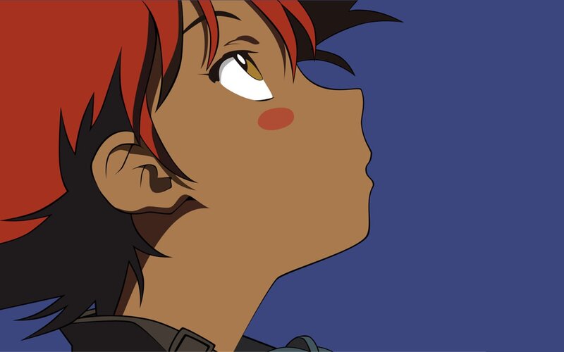 anime character with red hair