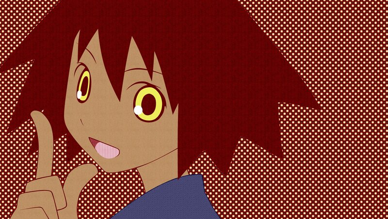 anime character with red hair
