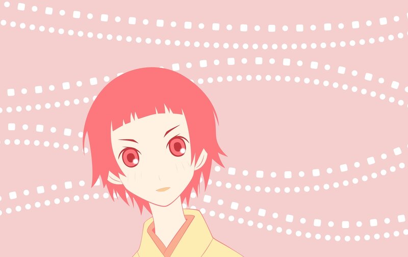 anime character with red hair