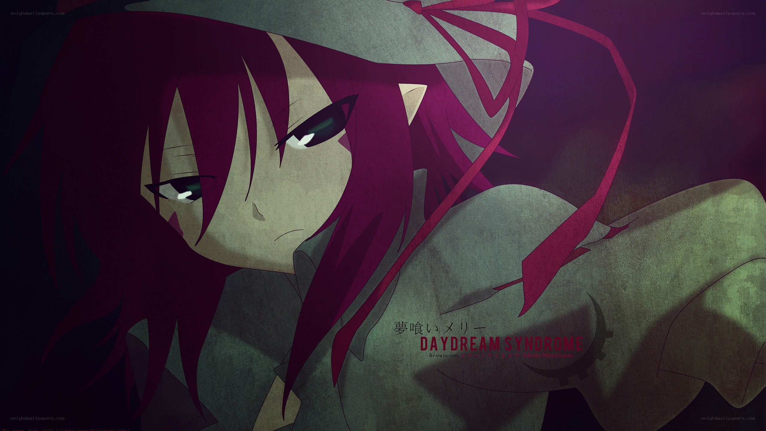 Anime character with red hair