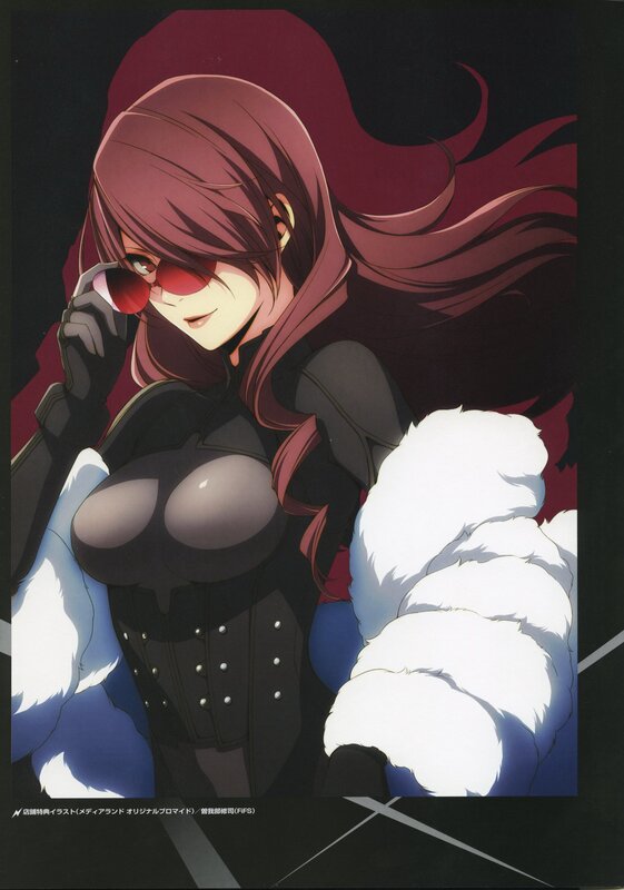 Anime character with red hair