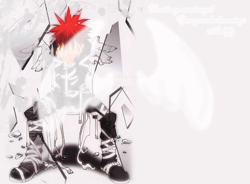 Anime character with red hair
