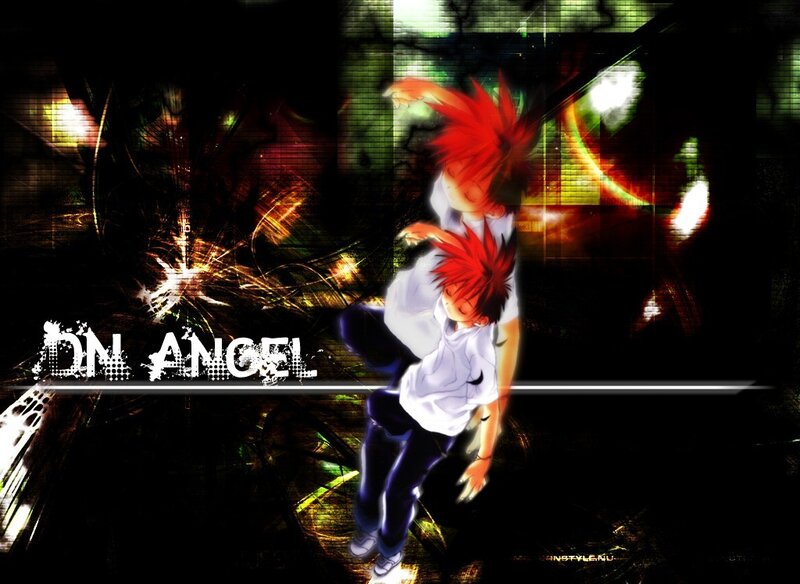 Anime character with red hair