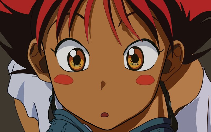 anime character with red hair