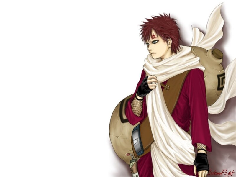 Anime character with red hair