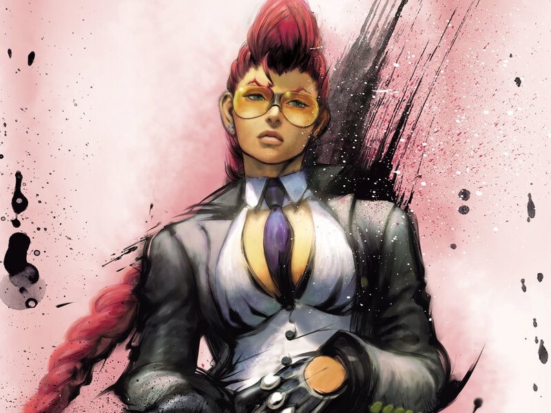anime character with red hair