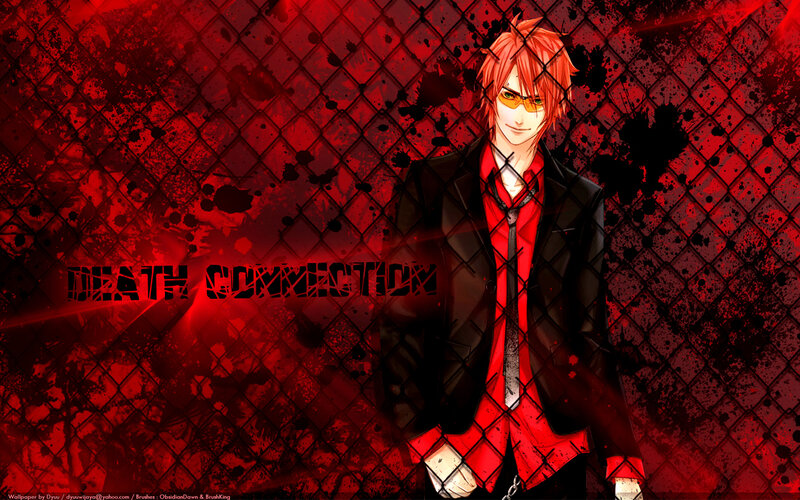 Anime character with red hair
