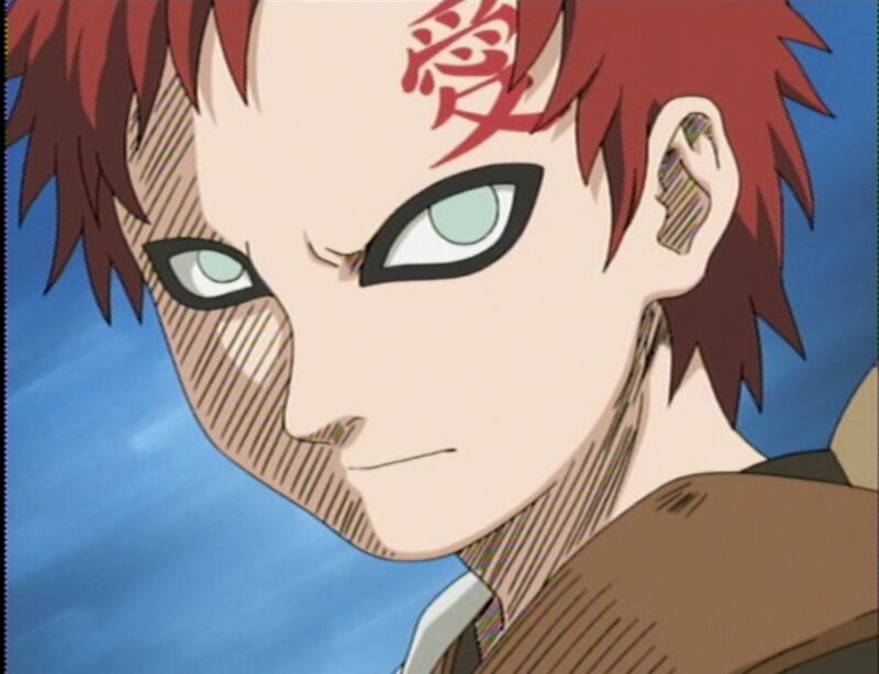 Anime character with red hair