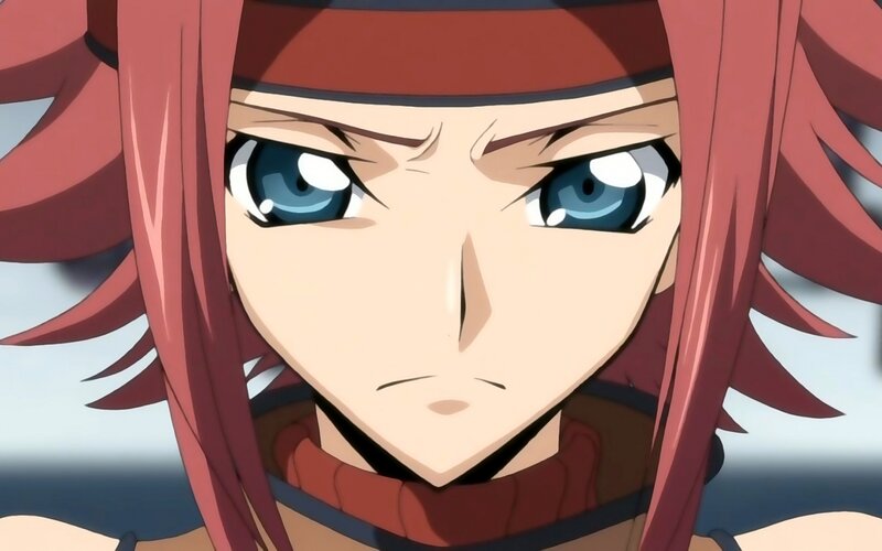 anime character with red hair