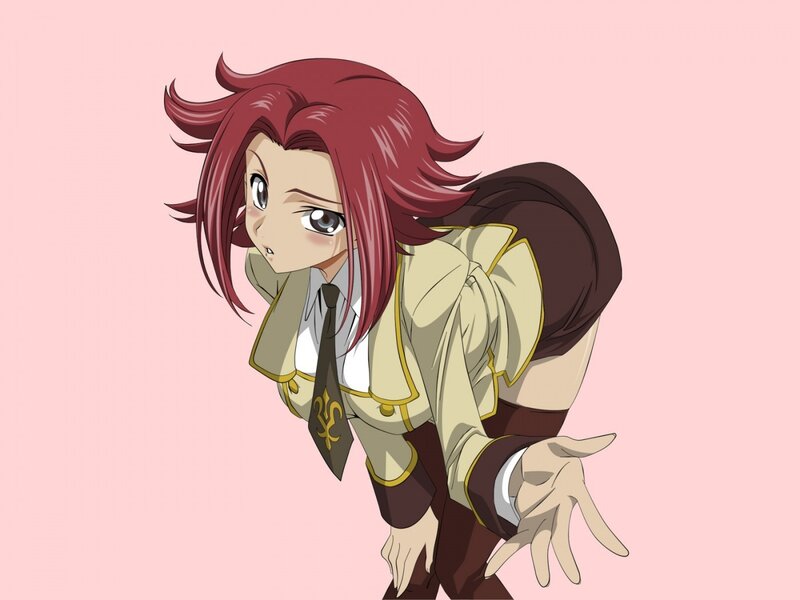 anime character with red hair