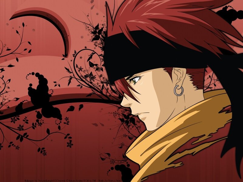 anime character with red hair