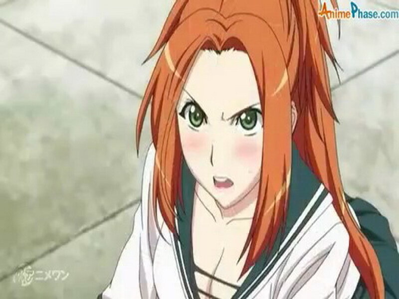 anime character with red hair