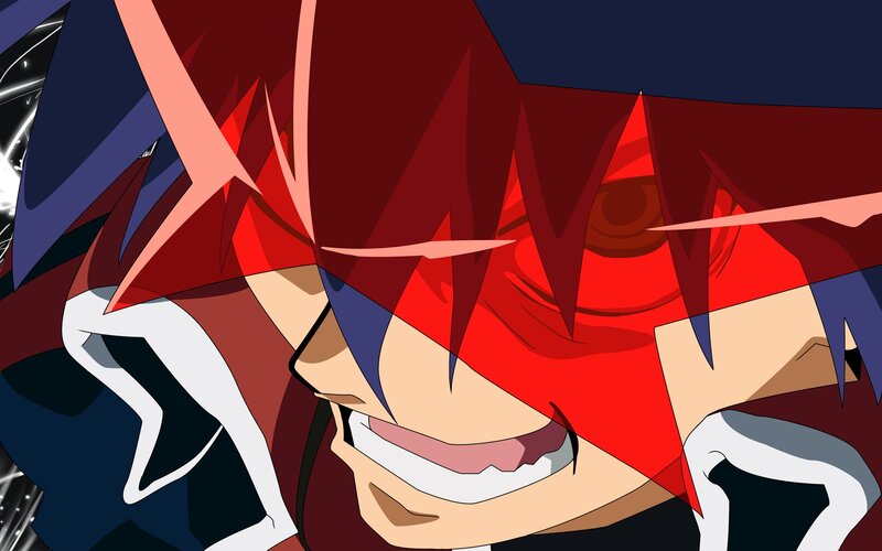 anime character with red hair
