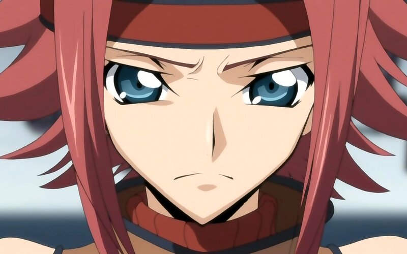 anime character with red hair