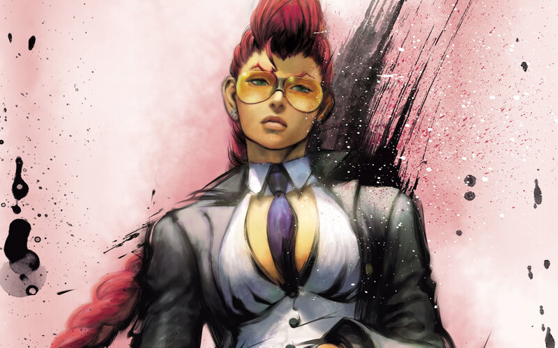 anime character with red hair
