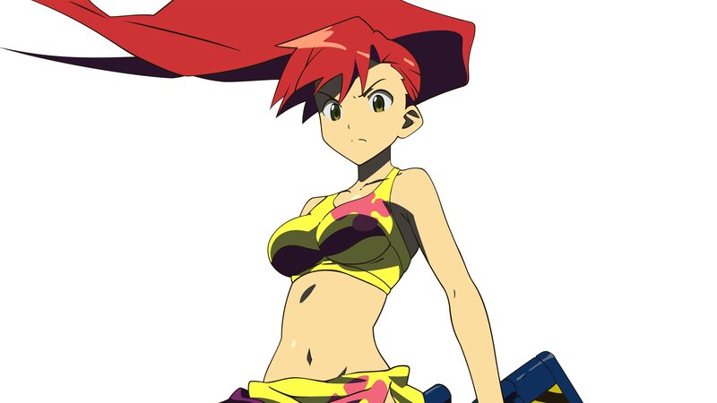 anime character with red hair