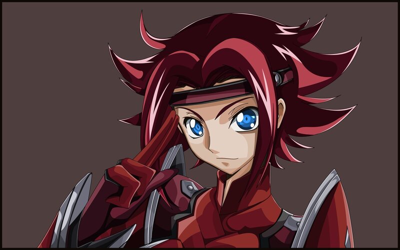 anime character with red hair