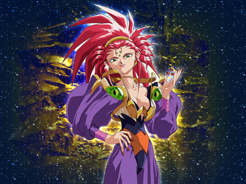 Anime character with red hair