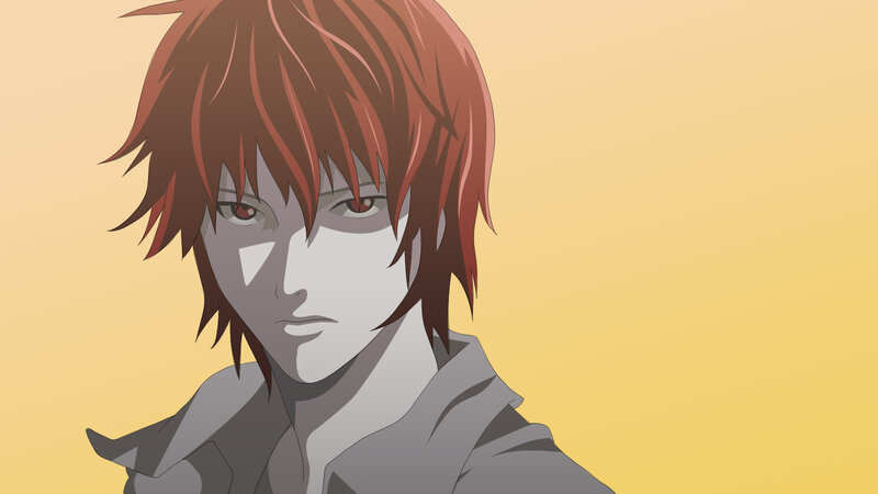 anime character with red hair