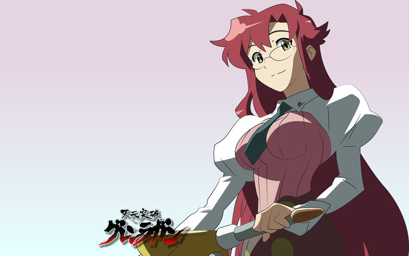 Anime character with red hair