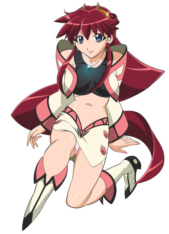 anime character with red hair