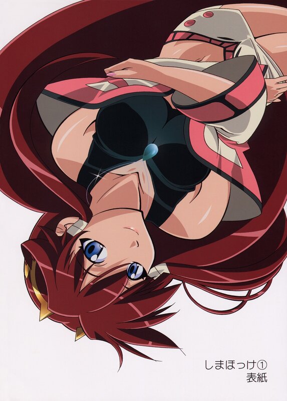 anime character with red hair