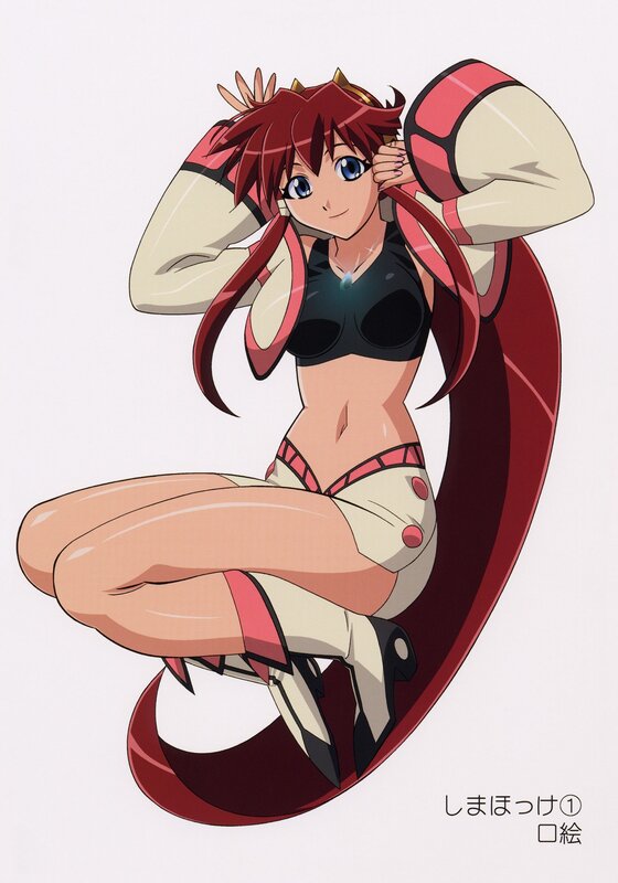 anime character with red hair