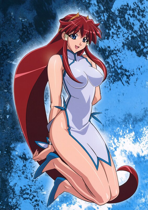 anime character with red hair