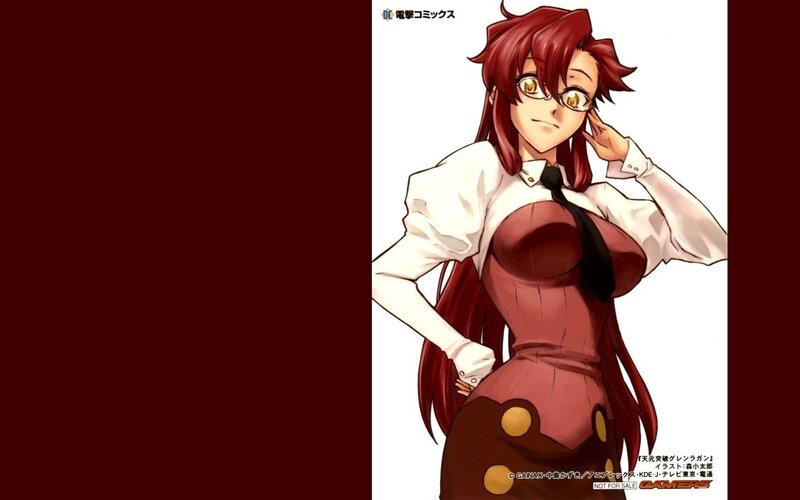 Anime character with red hair