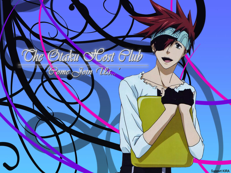 Anime Character with Red Hair — Blue, Dynamic