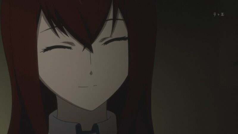Anime Character with Red Hair — Brown, Dramatic, Red Hair, Closed Eyes