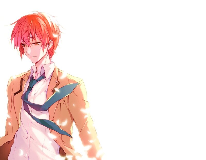 Anime Character with Red Hair — Calm