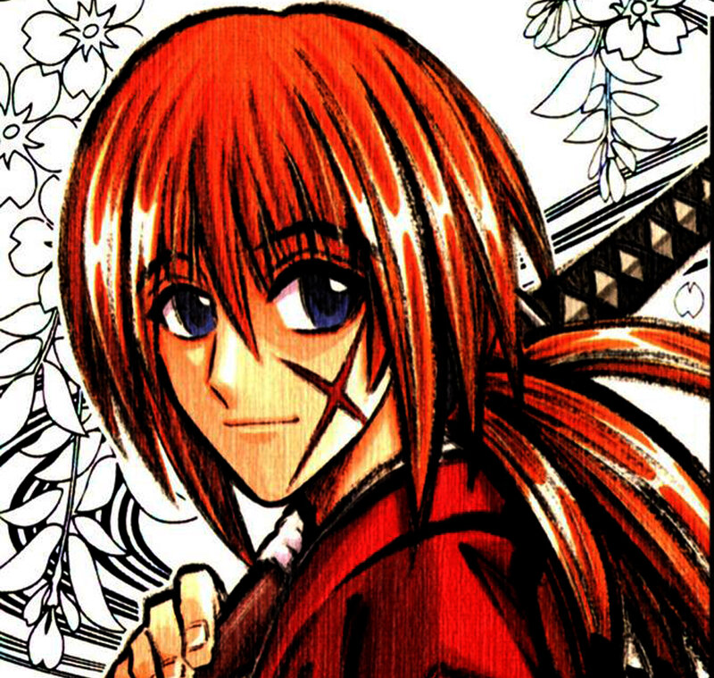 Anime Character with Red Hair — Determined