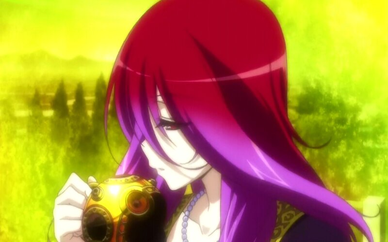 Anime Character with Red Hair — Dramatic, Afternoon