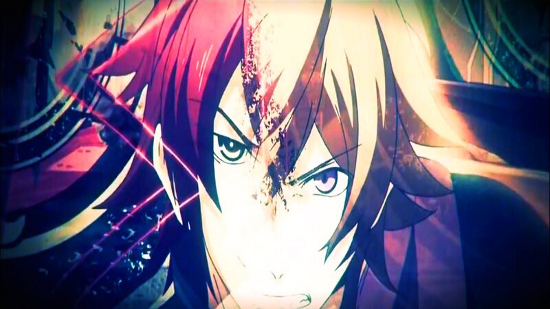 Anime Character with Red Hair — Dramatic, Blood