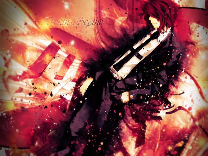 Anime Character with Red Hair — Dramatic, Digital Art, Sword