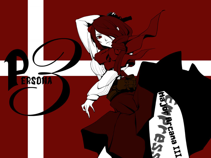 Anime Character with Red Hair — Dramatic, Manga