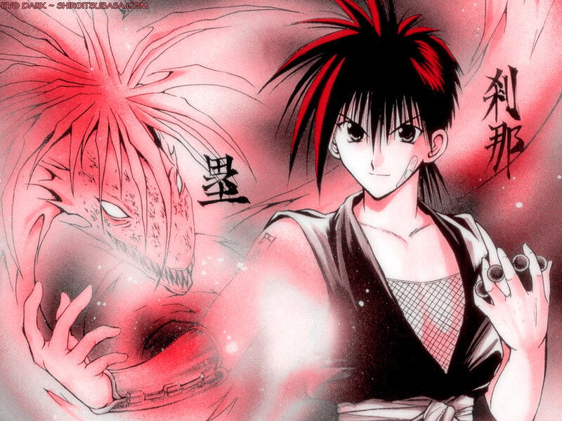 Anime Character with Red Hair — Dramatic