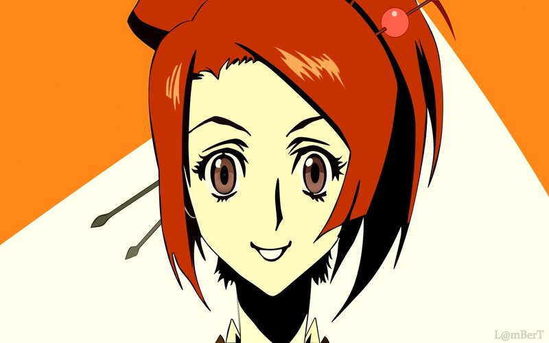 Anime Character with Red Hair — Orange, Neutral, Red Hair