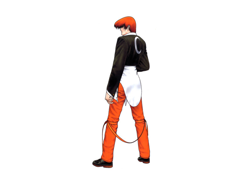Anime Character with Red Hair — Orange, Neutral