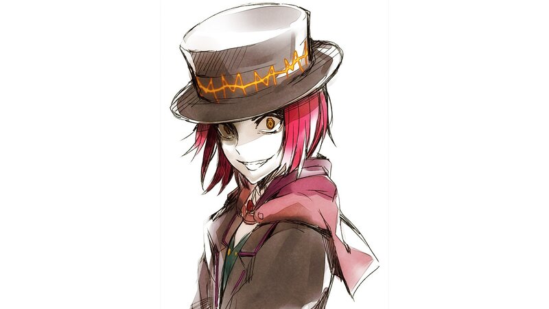 Anime Character with Red Hair — Playful
